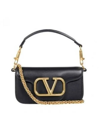 V Logo Small Shoulder Bag Black - VALENTINO - BALAAN 1