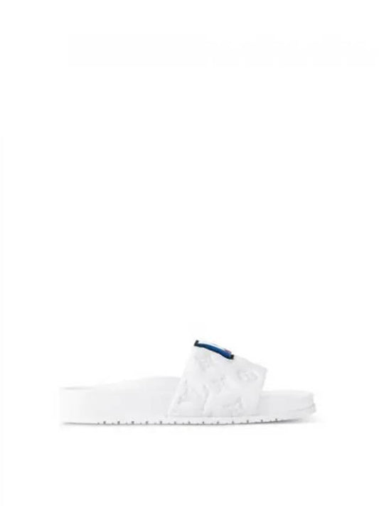 LV Seaside Flat Comfort Mule White - LOUIS VUITTON - BALAAN 1