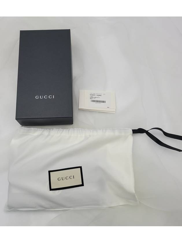 GG Interlocking Long Wallet Black - GUCCI - BALAAN 11