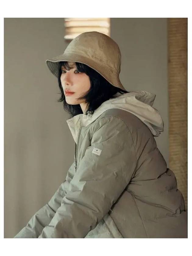 Taslan Reversible Bucket Hat Beige S24SUFBH73 - SNOW PEAK - BALAAN 1