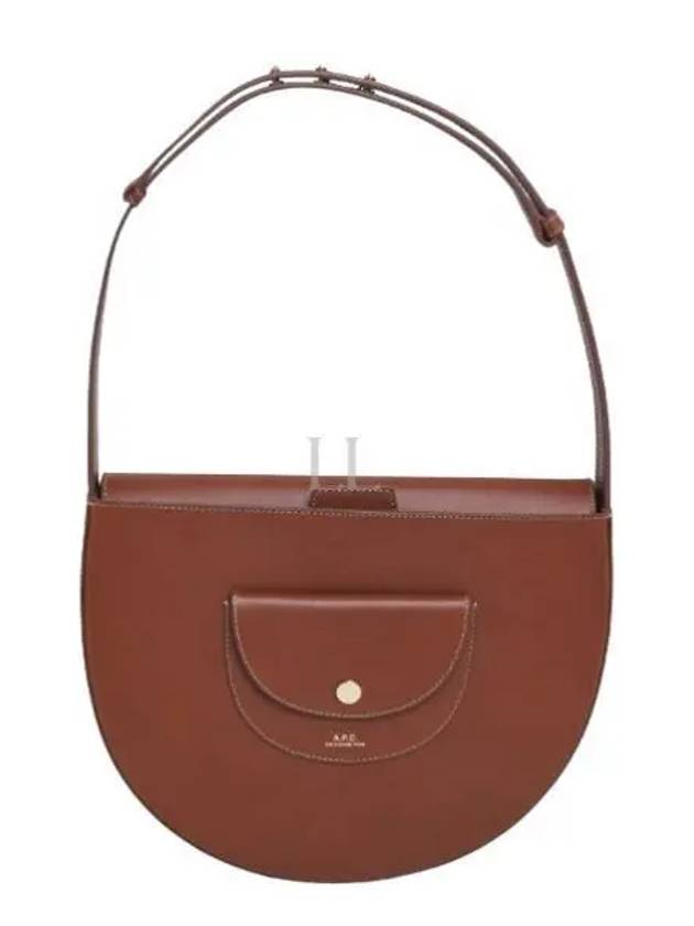 Semi Circle Pocket Bag Chestnut Brown - A.P.C. - BALAAN 2