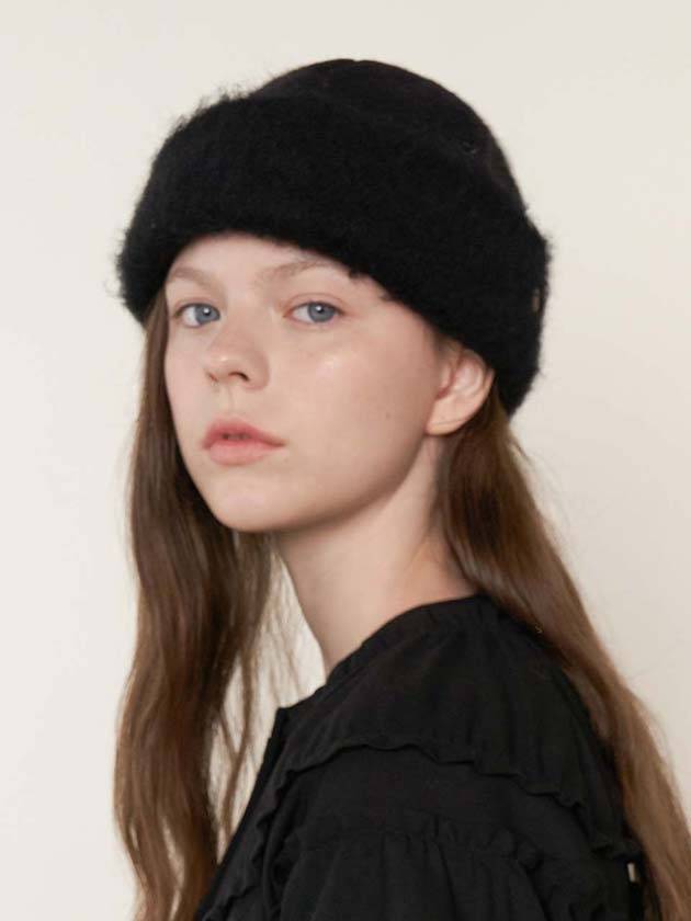 Alpaca Beanie Black - BROWN HAT - BALAAN 1