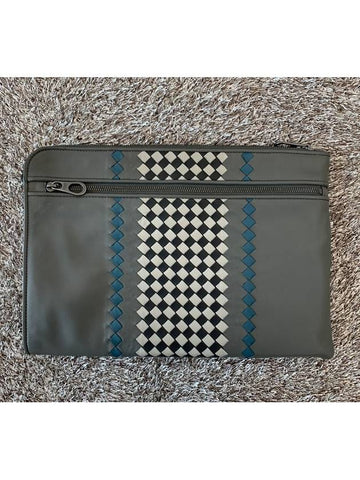 Intrecciato zipped clutch - BOTTEGA VENETA - BALAAN 1