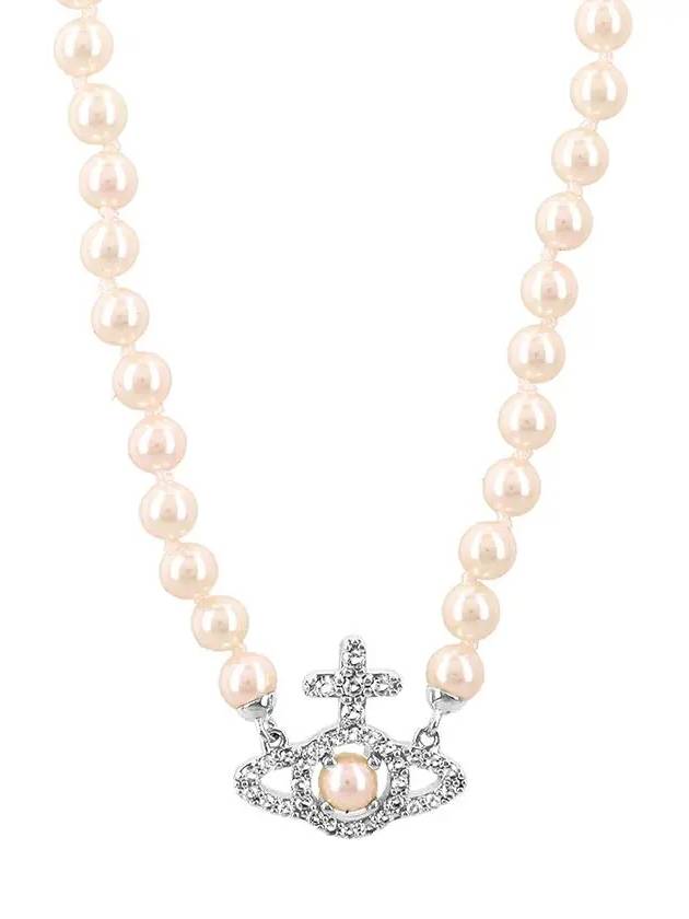 Women's Olympia Pearl Necklace Silver - VIVIENNE WESTWOOD - BALAAN 3