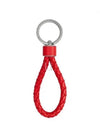 Intrecciato Leather Key Holder Red - BOTTEGA VENETA - BALAAN 2