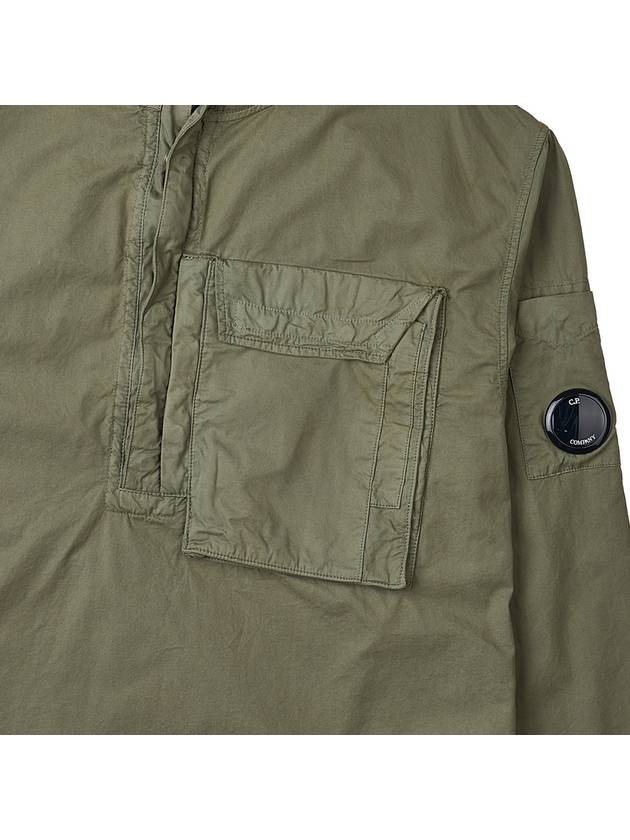 Gabardine Lens Long Sleeve Anorak Green - CP COMPANY - BALAAN 8