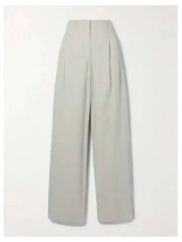 Gaugin Cotton Straight Pants Beige - THE ROW - BALAAN 1