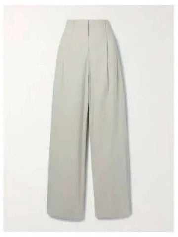 Gaugin Cotton Straight Pants Beige - THE ROW - BALAAN 1