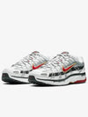 P6000 Low Top Sneakers Varsity Red Metallic Silver - NIKE - BALAAN 6