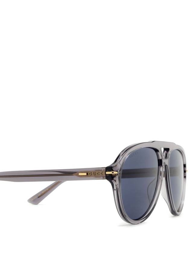 Sunglasses GG1443S 005 TRANSPARENT GRAY - GUCCI - BALAAN 4