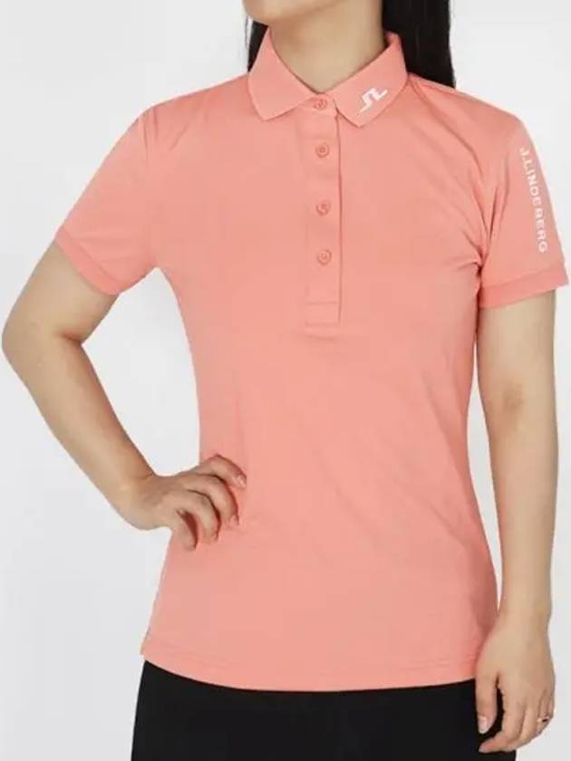 Golf Women s Wear Clothing Short Sleeve Polo Shirt T Tour Functional Tech Burnt Coral GWJ09006S086 Domestic Product GQN124061090636 - J.LINDEBERG - BALAAN 1