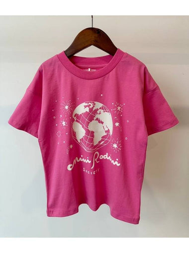 SOCIETY T shirt 2472012028 Pink 116 122 5 7Y 128 134 7 9Y - MINI RODINI - BALAAN 1