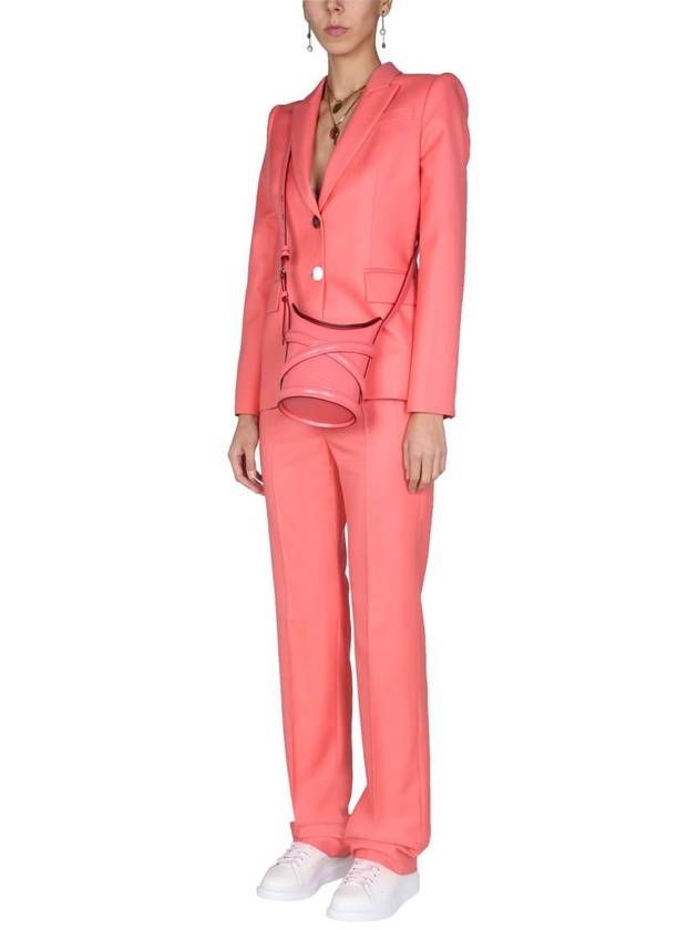 straight pants pink - ALEXANDER MCQUEEN - BALAAN 3