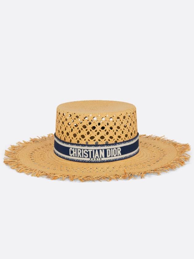 Riviera straw brimmed hat - DIOR - BALAAN 1