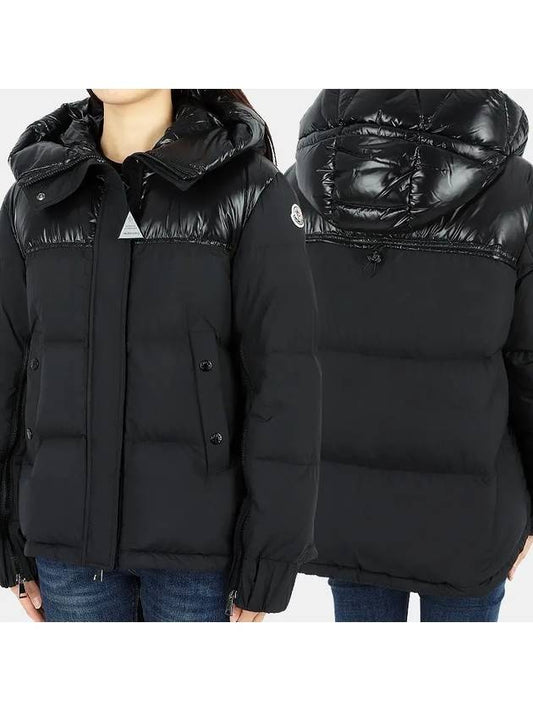 Women's Etival Down Short Padded Jacket Black - MONCLER - BALAAN 2