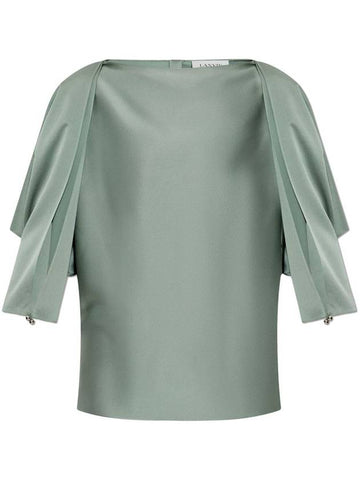 Lanvin Open-Sleeve Top Clothing - LANVIN - BALAAN 1