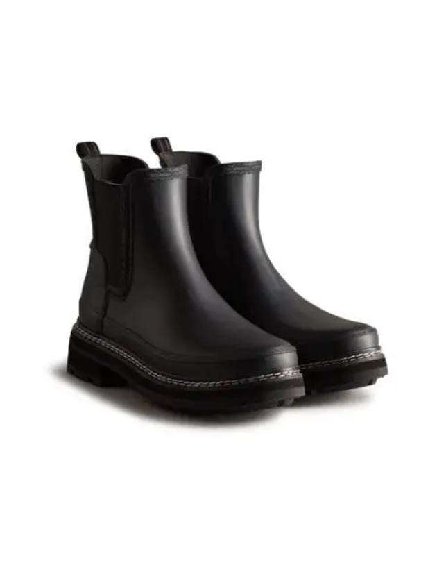 Refined Stitch Detail Chelsea Boots Black - HUNTER - BALAAN 2