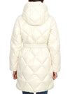 Women s Goose Down Long Padded Conza Hood Detachable Diamond Quilted Jacket VDDJ95636 BGL - DUVETICA - BALAAN 7