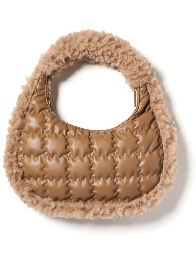 Biscuit Poodle Hobo Tote Bag Milk Brown - RHEEMIN - BALAAN 3