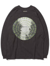 Vintage Overfit Long Sleeve T-Shirt Charcoal Grey - IL TEMPO SELECT SHOP - BALAAN 4