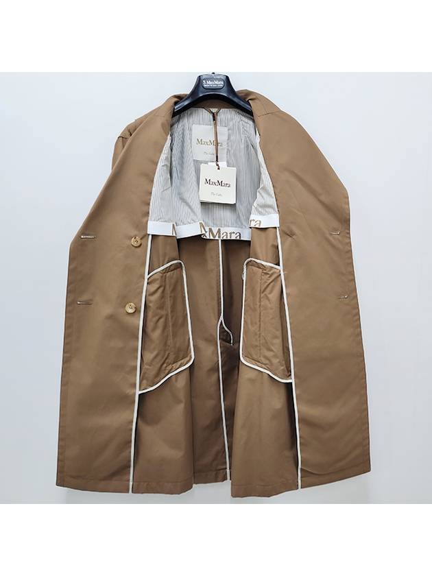 24SS The Cube VTRENCH V Trench Water Repellent Trench Coat Caramel 2419021024600 011 - MAX MARA - BALAAN 9