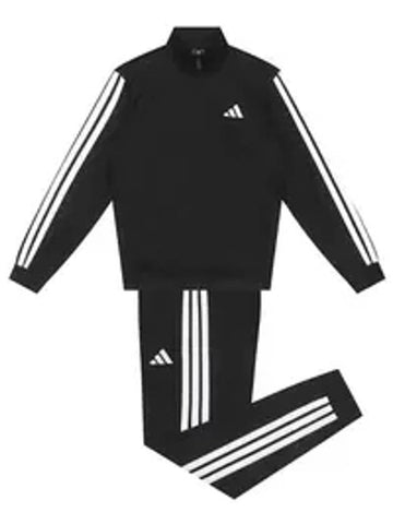 3 Stripes Tricot Tracksuit Black - ADIDAS - BALAAN 1