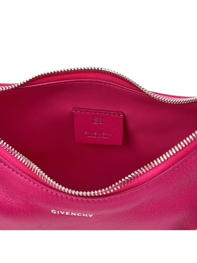 Moon Cut-out Leather Shoulder Bag Pink - GIVENCHY - BALAAN 11