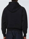 Small Heart Logo Cotton Zip Up Hoodie Black - AMI - BALAAN 8