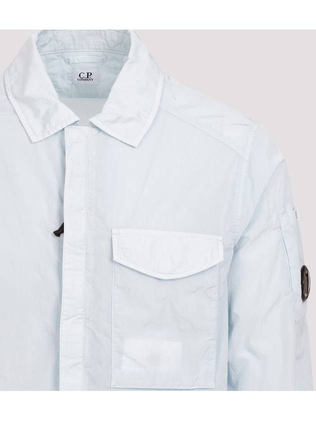 Chrome-R Pocket Over Long Sleeve Shirt Blue - CP COMPANY - BALAAN 5