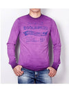 Dsquared Men Gradient Washing Long Sleeve Tshirt 74GC0901 Violet - DSQUARED2 - BALAAN 1