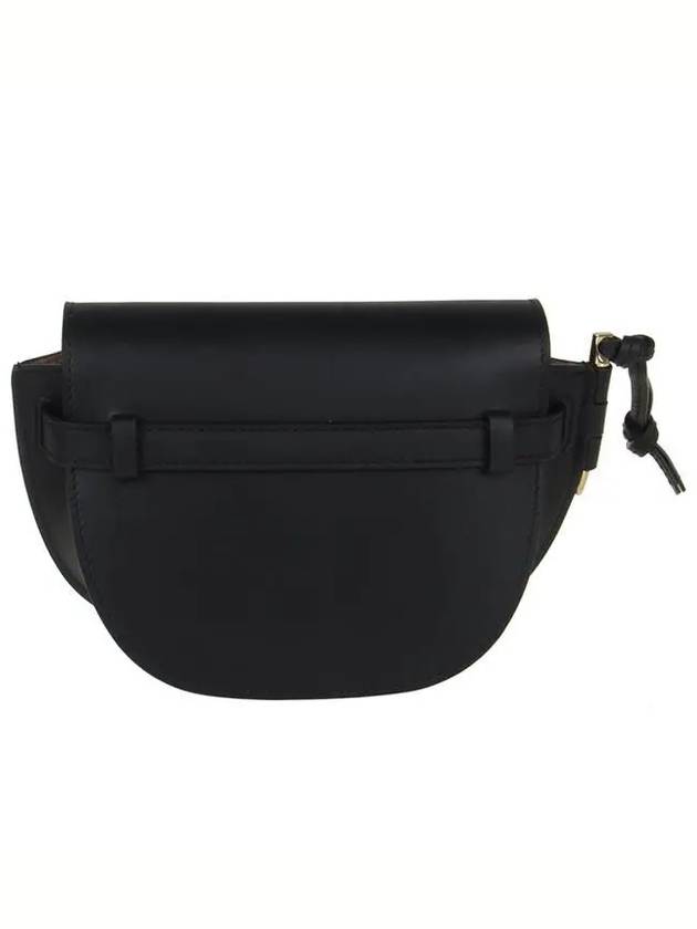 Mini Gate Dual Soft Calfskin Cross Bag Black - LOEWE - BALAAN 5