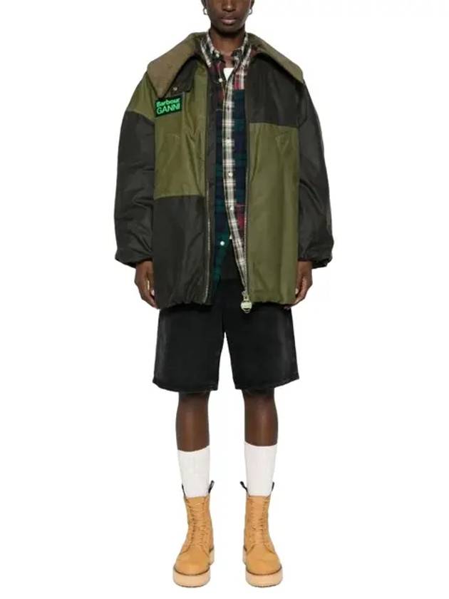 Wax Bomber Jacket Olive - BARBOUR - BALAAN 3