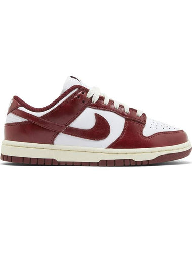 Dunk Low Retro Premium Low Top Sneakers Team Red - NIKE - BALAAN 1