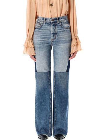 Chloé Flare Patchwork Jeans - CHLOE - BALAAN 1