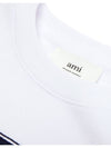 Logo Print Sweatshirt White - AMI - BALAAN 5