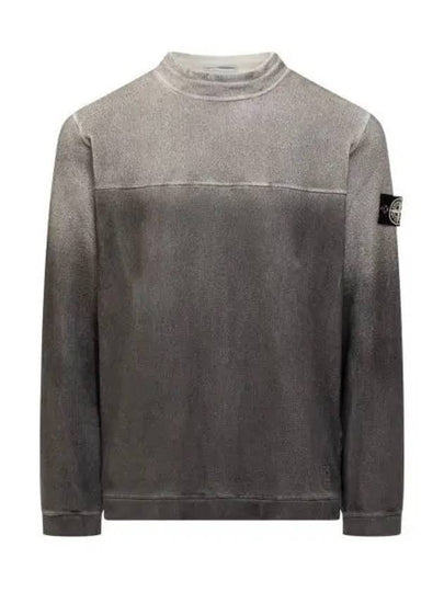 Recycle Organic Cotton Sweatshirt Grey - STONE ISLAND - BALAAN 2