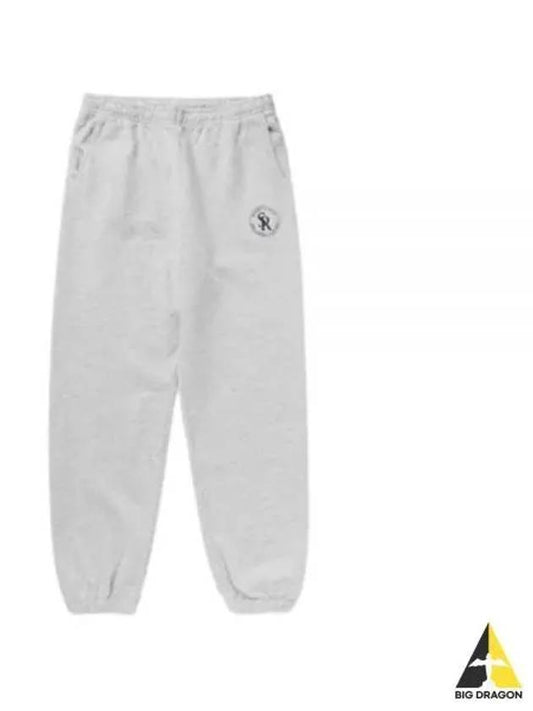 24 S R Sweatpants Heather GrayNavy PA020S410SH - SPORTY & RICH - BALAAN 1