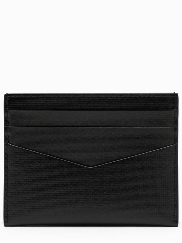Leather Logo Card Wallet Black - GIVENCHY - BALAAN 3