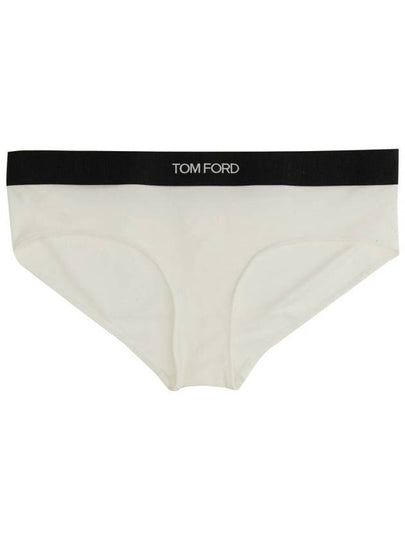 Logo Waistband Panties White - TOM FORD - BALAAN 2