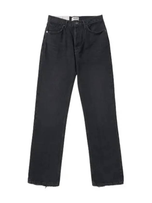 A Goldie Luna mid rise straight denim pants black jeans - AGOLDE - BALAAN 1