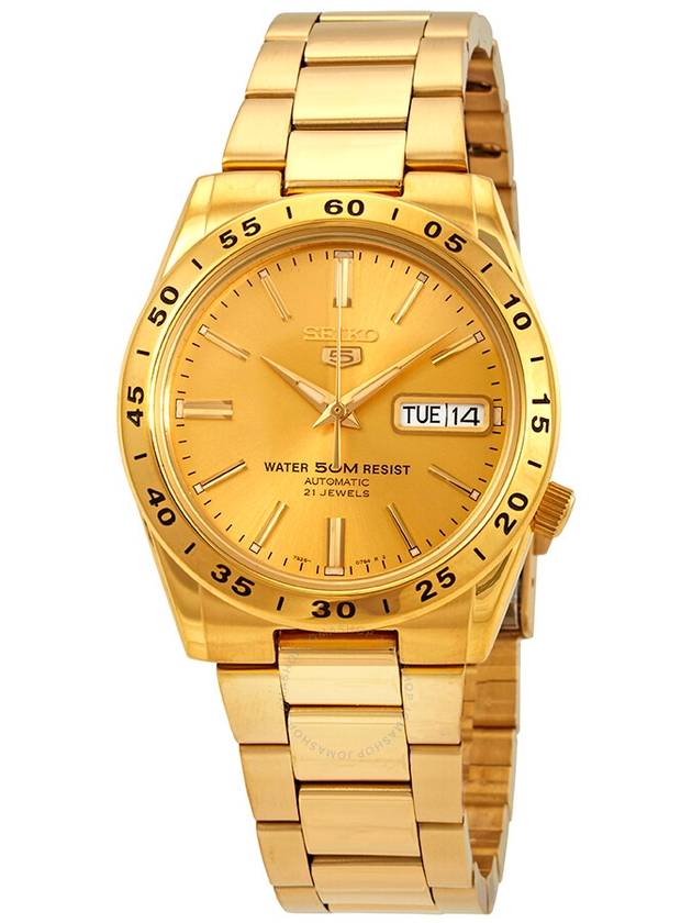 Seiko Series 5 Automatic Gold Dial Watch SNKE06K1S - SEIKO - BALAAN 1