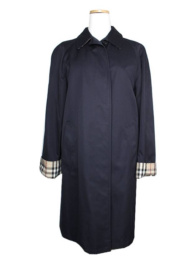 Navy blue trench coat 55 66 - BURBERRY - BALAAN 1