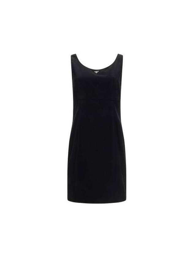 Short Dress P3J25 S231 12JF F0002 Black - PRADA - BALAAN 7