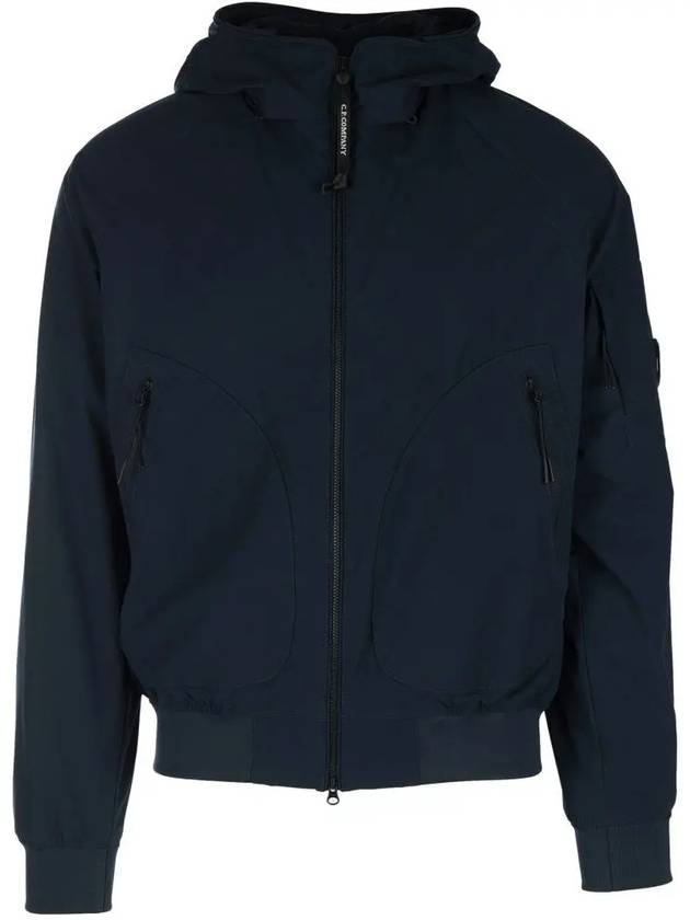 Men's Protech Mesh Lens Hooded Jacket Navy - CP COMPANY - BALAAN 2