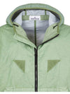 Wappen Patch Nylon Hooded  Jacket Green - STONE ISLAND - BALAAN 5