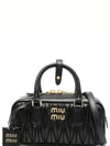 Arcadie Matelasse Nappa Leather Tote Bag Black - MIU MIU - BALAAN 2