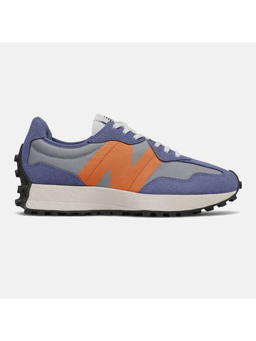 327 Women's Sneakers Magnetic Blue Varsity Orange 327 WS327CB - NEW BALANCE - BALAAN 1