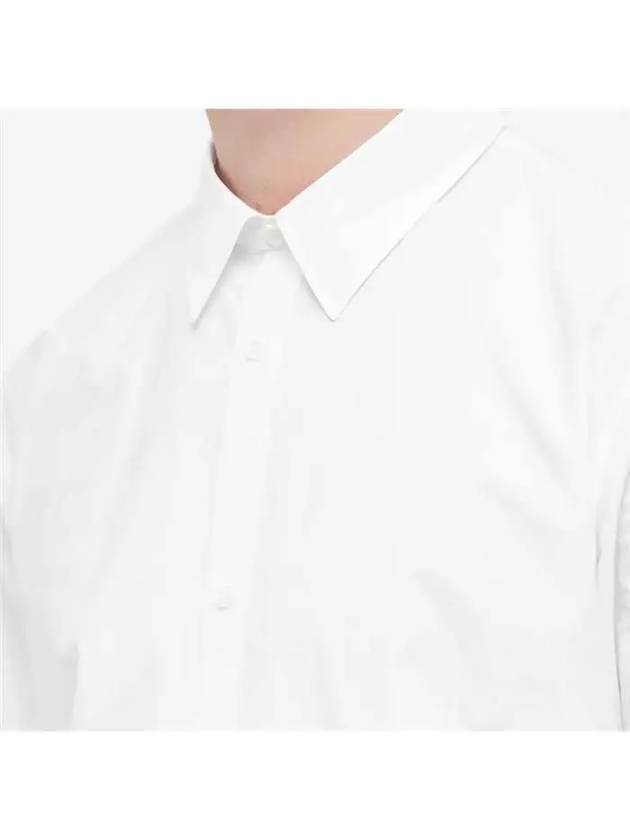 New Casual Cotton Long Sleeve Shirt White - A.P.C. - BALAAN.