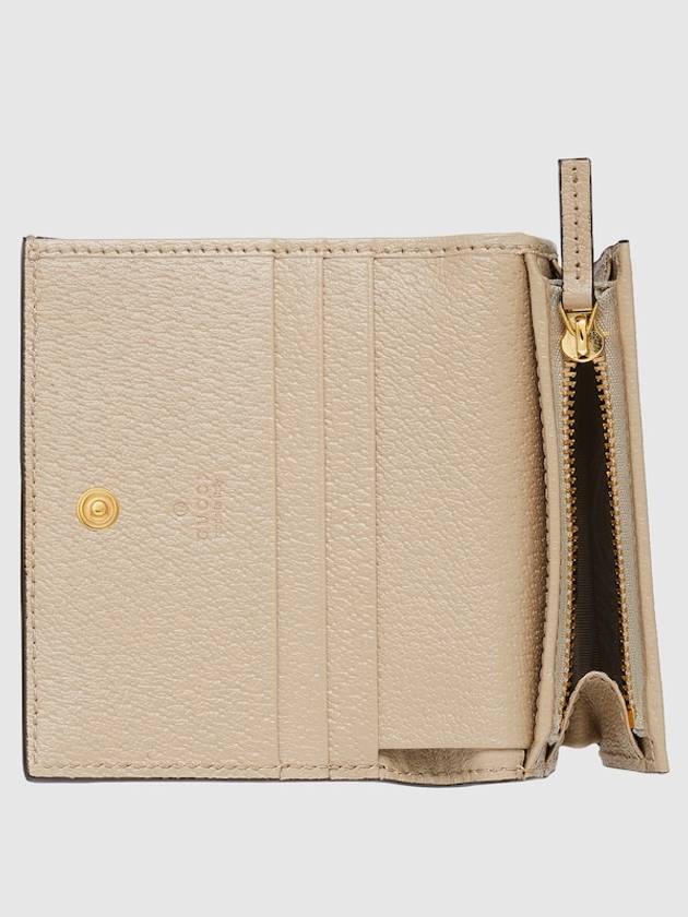 Ophidia GG Supreme Card Wallet Beige White - GUCCI - BALAAN 5