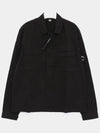 Gabardine Long Sleeve Shirt Black - CP COMPANY - BALAAN 2